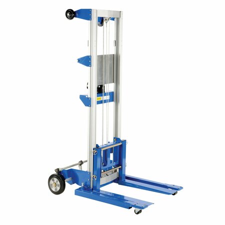 Vestil Winch Lift Truck Adj. Straddle, Load Cap. 400 lb. A-LIFT-S-HP